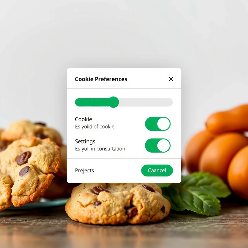 Interface de gestion des préférences de cookies